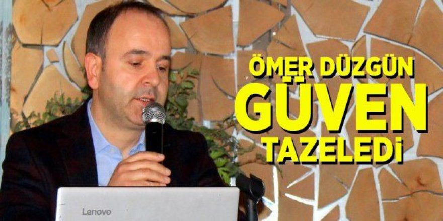 Ömer Düzgün yeniden başkan seçildi