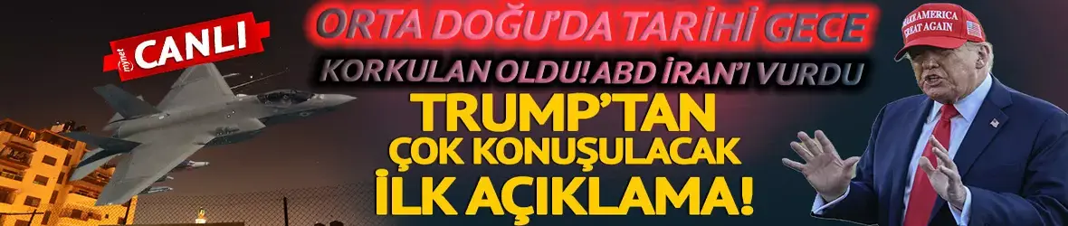 ABD İran'da nükleer tesisleri vurdu...