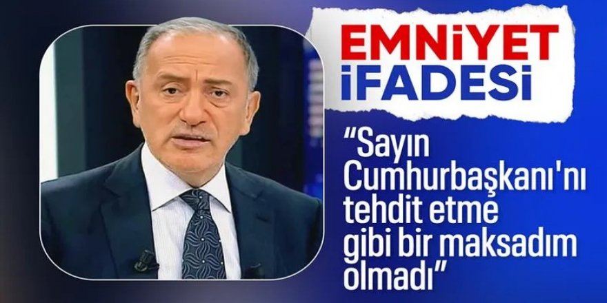 Gözaltına alınan Fatih Altaylı'nın ifadesi: İsmail Saymaz yazdı