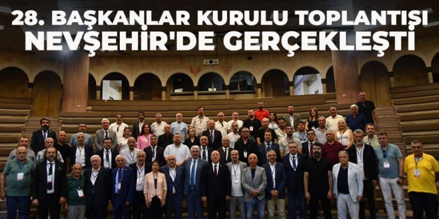 Türkez, Başkanlar Kurulu Toplantısında