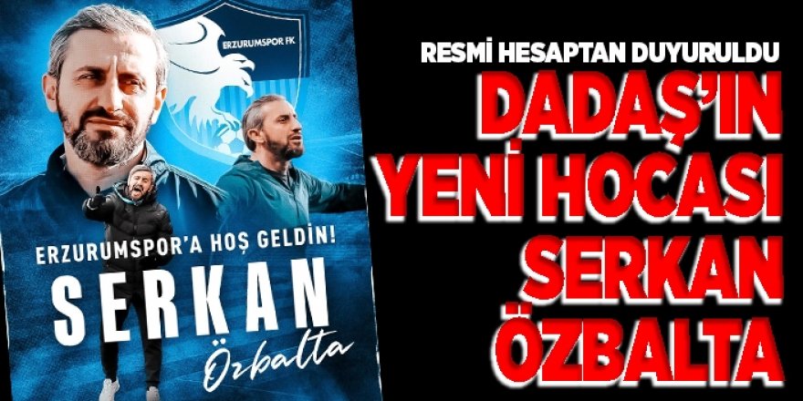 Erzurumspor'un yeni teknik direktörü Özbalta oldu
