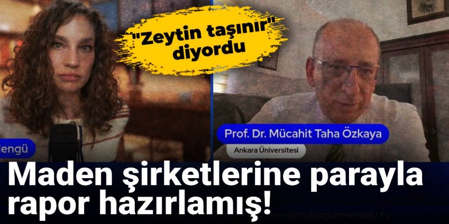 Maden şirketleri bastırıyor, profesör parayla rapor veriyor