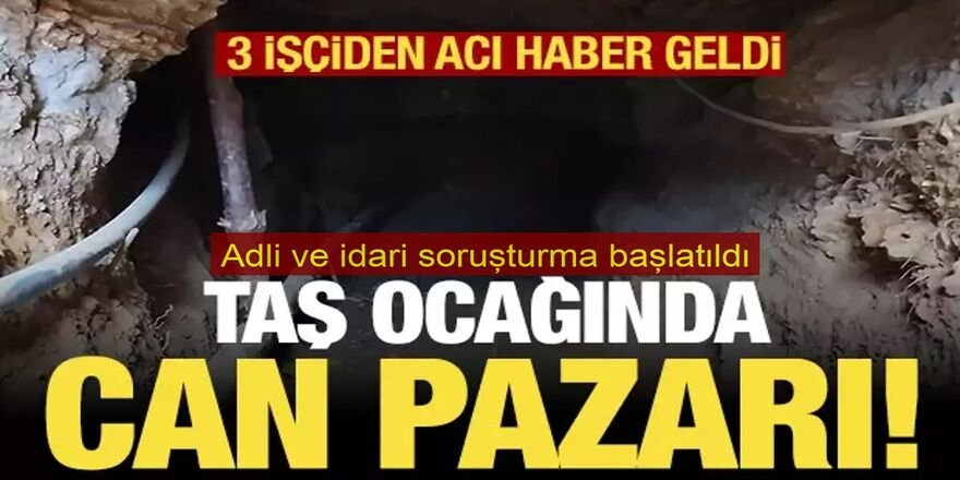 Erzurum'da Göçükle ilgili adli ve idari soruşturma başlatıldı