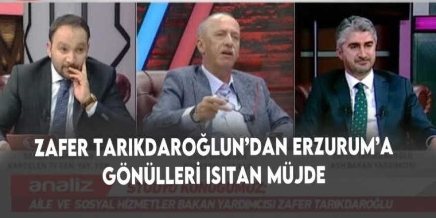 Tarıkdaroğlu’ndan Erzurum’a bakımevi müjdesi