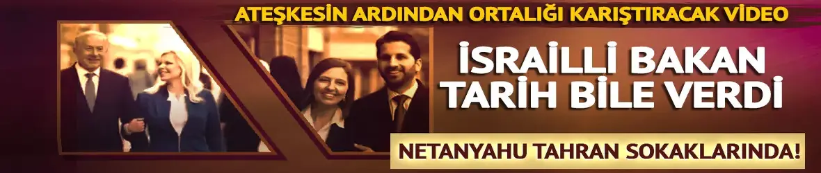 İsrailli bakandan ortalığı karıştıracak video!