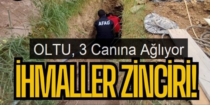 Oltu'daki maden ocağında ihmaller zinciri! Ruhsatsız çıktı