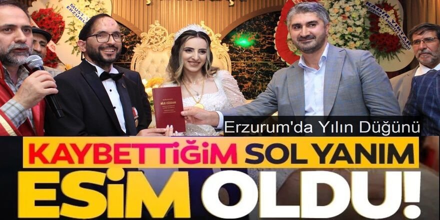 Erzurum'da 2025 Aile Yılında anlamlı nikah
