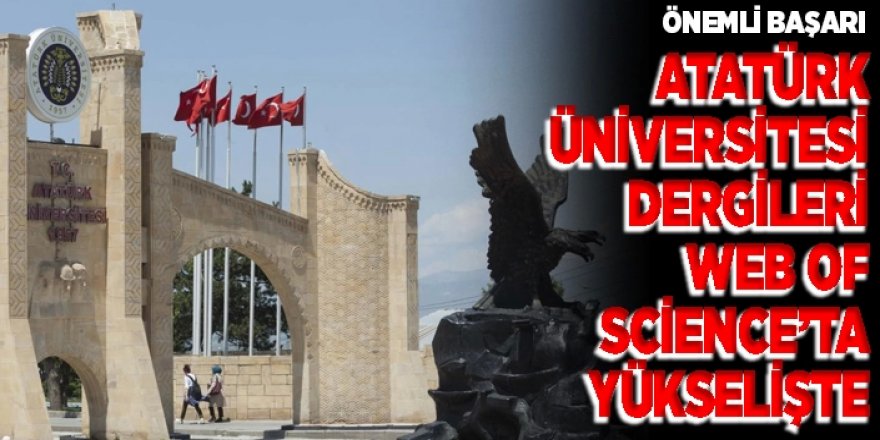 Atatürk Üniversitesi dergilerinin uluslararası başarısı
