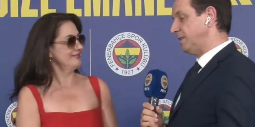 Meltem Cumbul, Fenerbahçe'nin forma lansmanında seçtiği elbisenin rengiyle tepki çekti!