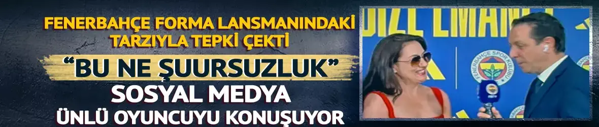 Meltem Cumbul, Fenerbahçe'nin forma lansmanında seçtiği elbisenin rengiyle tepki çekti!