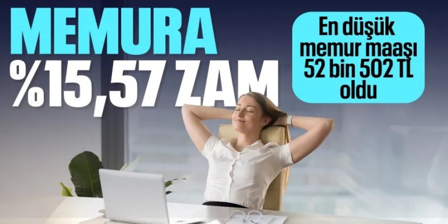 2025 Temmuz en düşük memur maaşı belli oldu