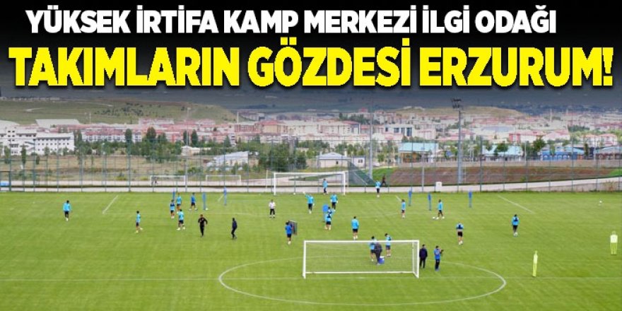 Takımlar Palandöken'e akın ediyor