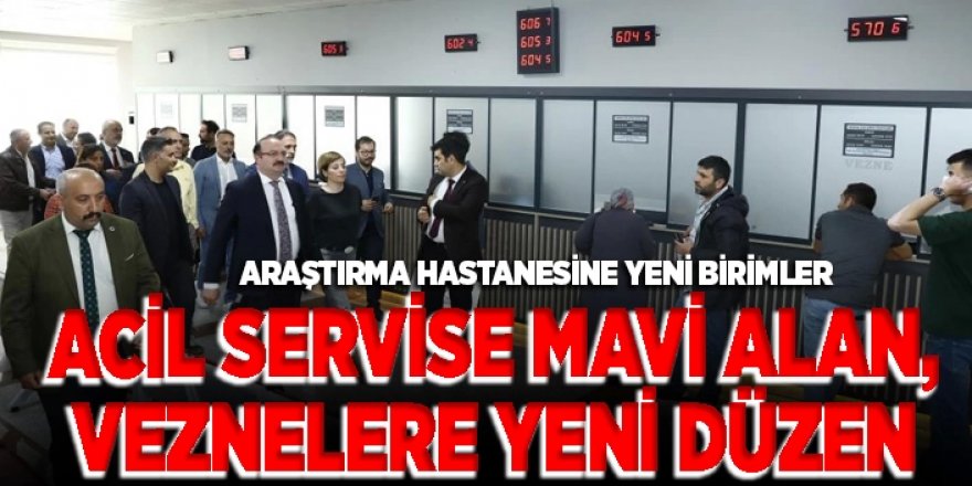 Araştırma Hastanesine yeni birimler açıldı
