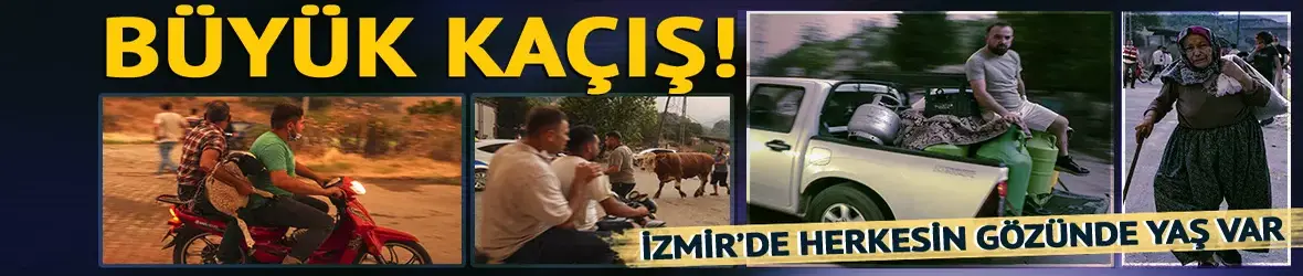 İzmir’de büyük kaçış!