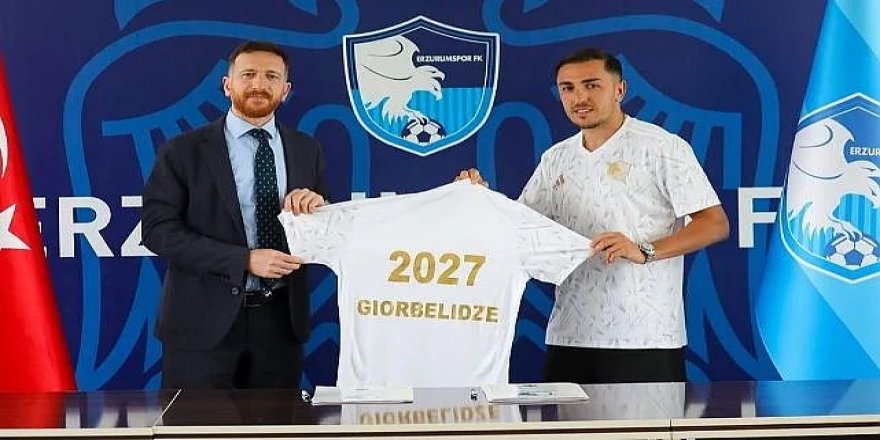 Giorbelidze 2027'ye kadar Erzurumspor FK'da
