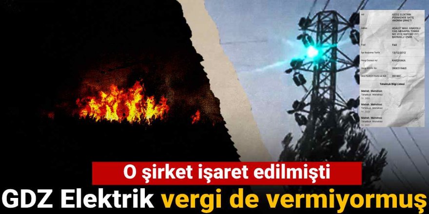 GDZ Elektrik vergi de vermiyormuş