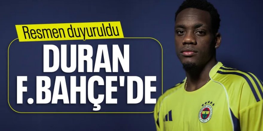 Fenerbahçe, Jhon Duran transferini resmen duyurdu