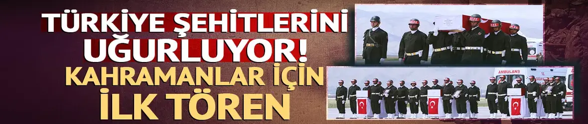 Türkiye şehitlerine ağlıyor!