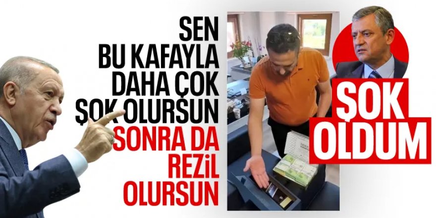 Erdoğan'dan Özel'e: Bu kafayla gidersen daha çok rezil olursun