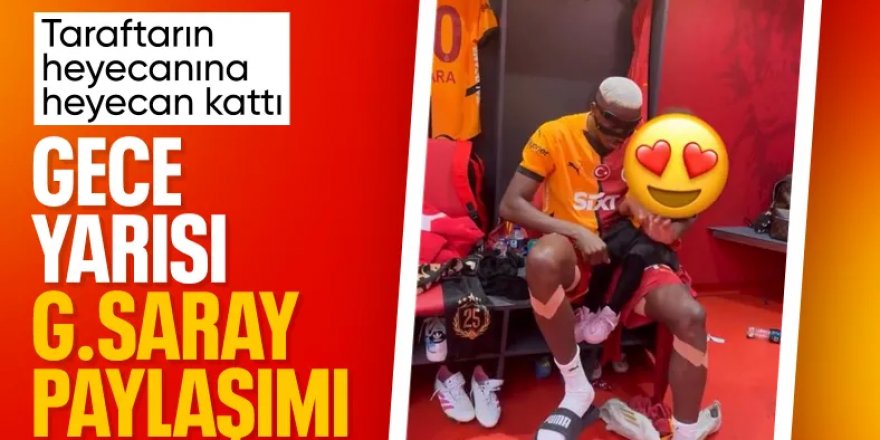 Victor Osimhen'den Galatasaray paylaşımı