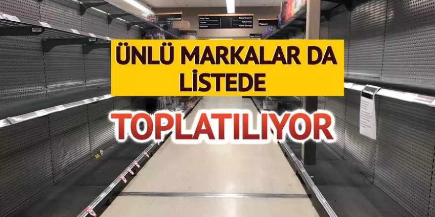Zara, D&P, Mr DIY... Hepsi listeye girdi!