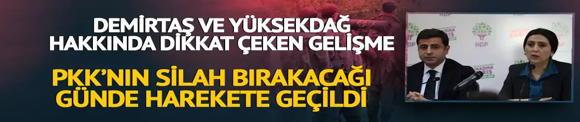 PKK'nın silah bırakacağı günde tahliye başvurusu!