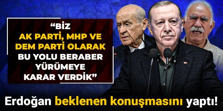 PKK silah bıraktı; gözler Cumhurbaşkanı Erdoğan'a çevrildi