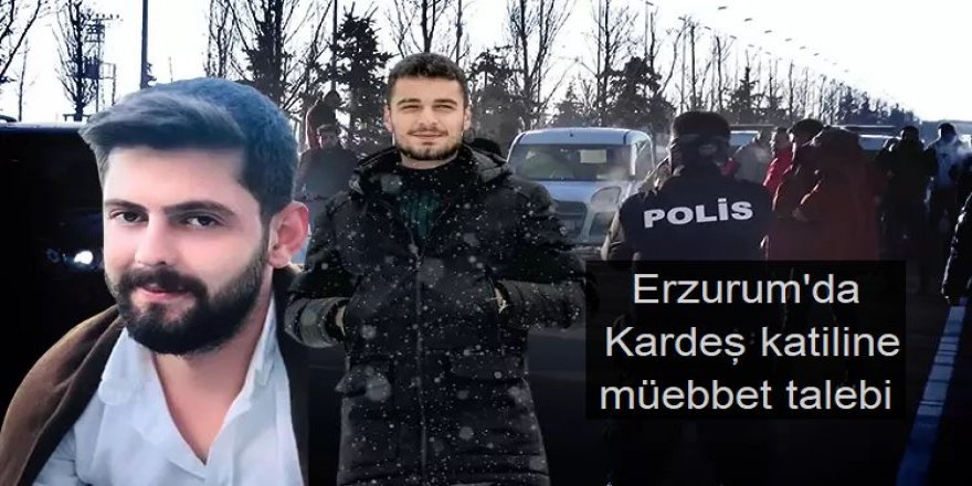 Kardeş katiline müebbet talebi