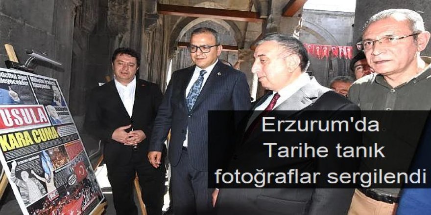 Tarihe tanık fotoğraflar sergilendi