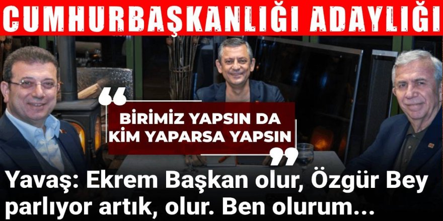 Mansur Yavaş adaylığı için konuştu