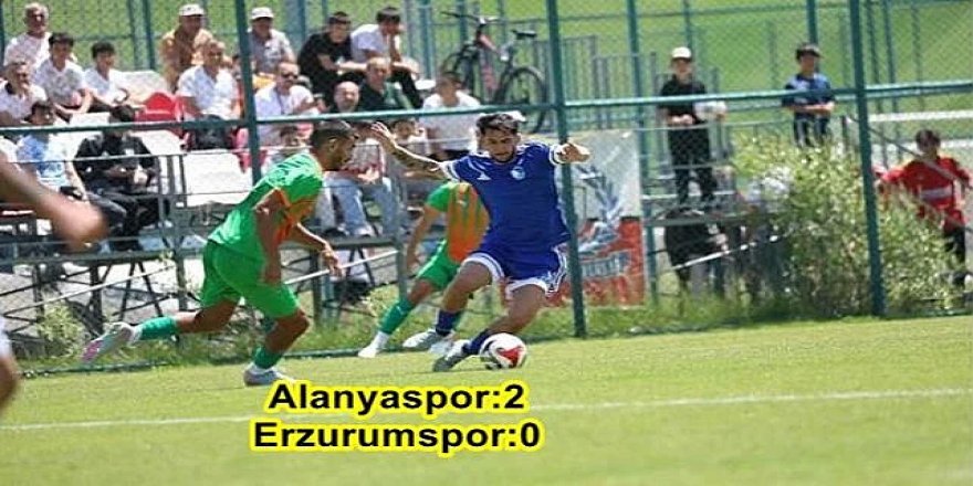 Erzurumspor FK'dan tatsız prova: 0-2
