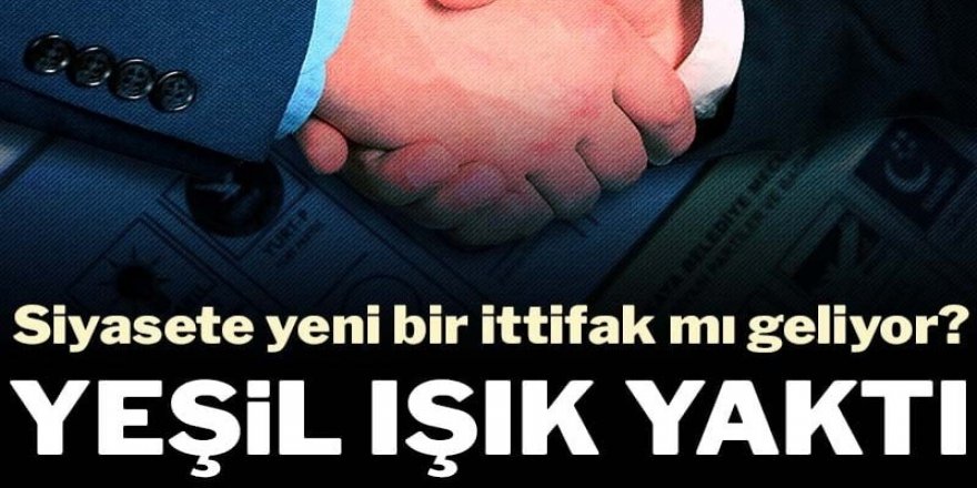 Siyasete yeni bir ittifak mı geliyor? Söylentilere yanıt verdi...