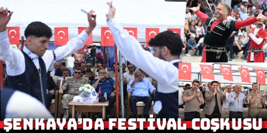 Şenkaya’da festival coskusu
