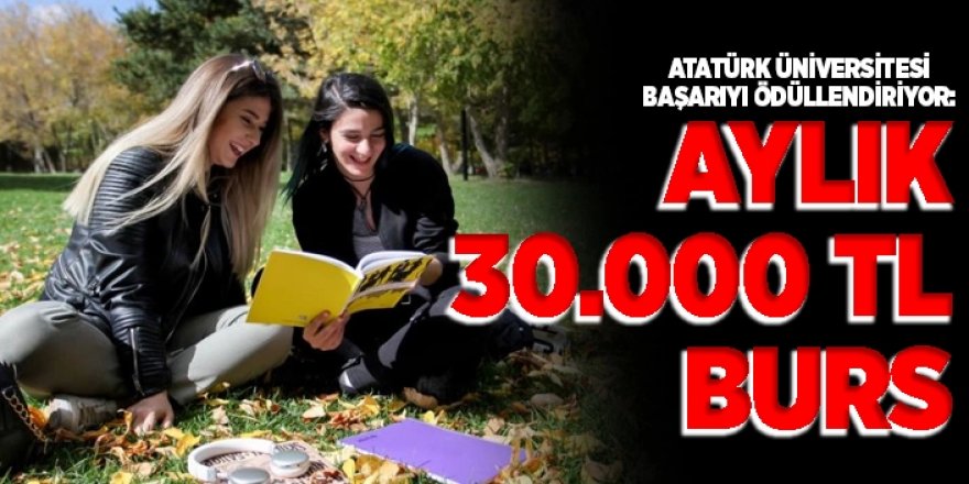 Atatürk Üniversitesi’nden dereceye girenlere büyük destek!