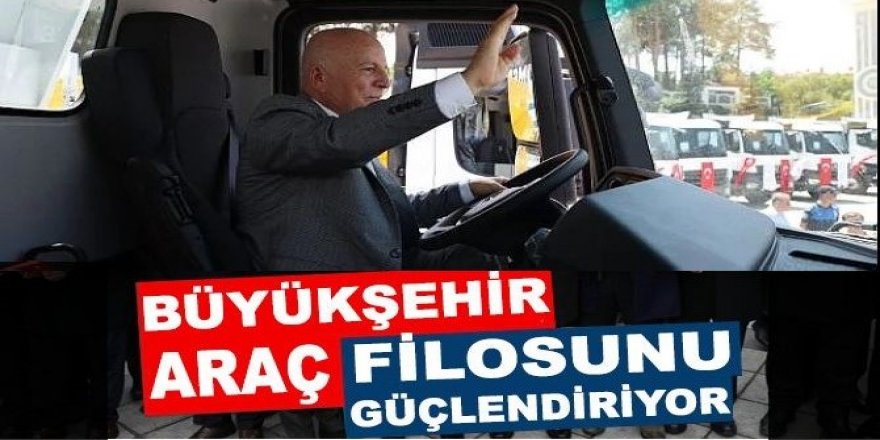Erzurum Büyükşehir Belediyesi 19'uncu araç filosu yollarda
