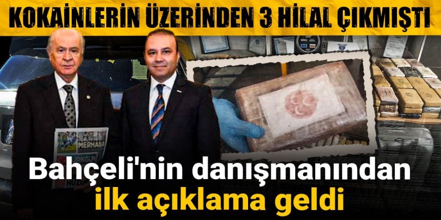 Kokainlerin üzerinden 3 hilal çıkmıştı