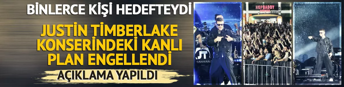 Justin Timberlake konseri öncesi terör bildirisi yayınlanmış!