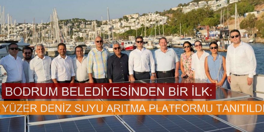 Bodrum su sorununu denizden çözecek