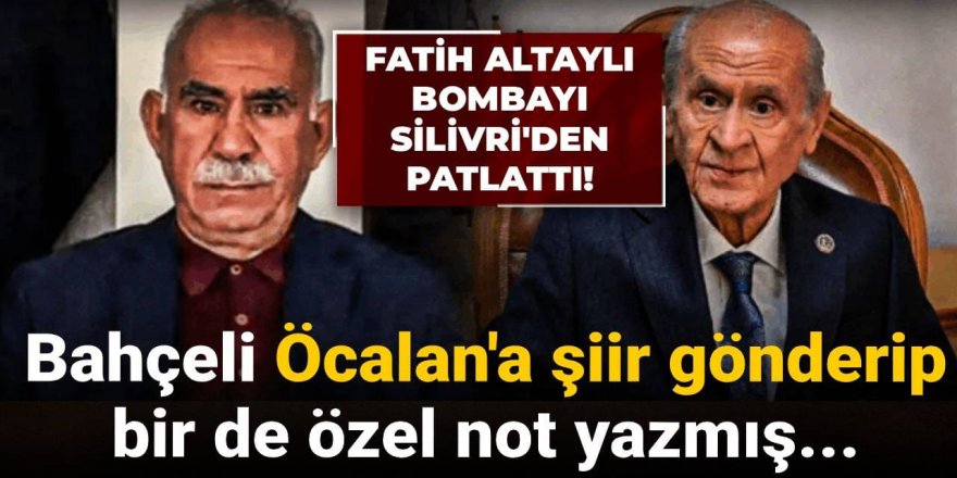 Fatih Altaylı bombayı Silivri'den patlattı!