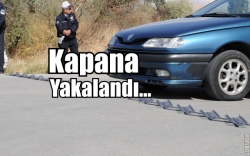 Kapanla yakalandı!