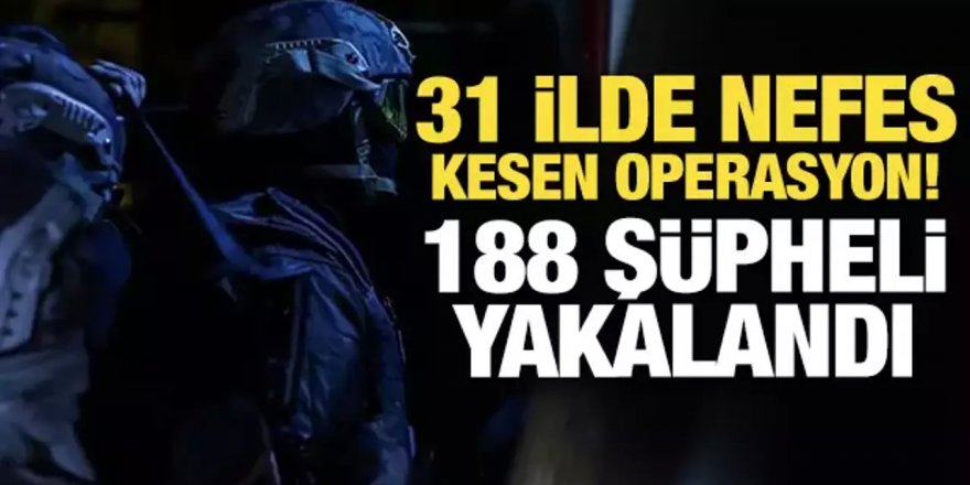 Erzurum ve 30 ilde dolandırıcılık şebekelerine yönelik operasyonlarda 102 şüpheli tutuklandı