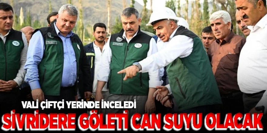 Erzurum'da Sivridere Göleti can suyu olacak