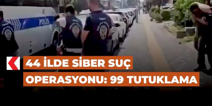 Erzurum ve 43 ilde siber operasyonu: 99 tutuklama