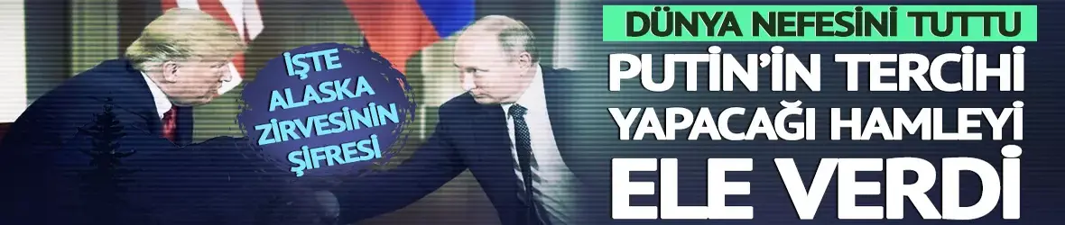 Alaska zirvesinin kilidi o isim!