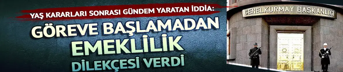 "İstifa dilekçesi verdi' iddiası