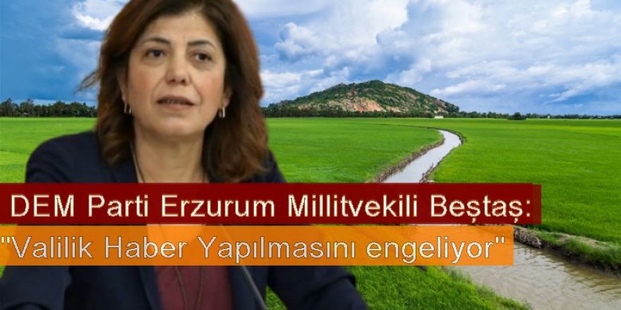 DEM Partili Beştaş: Haber yapılması valilikçe engellendiği iddia ediliyor