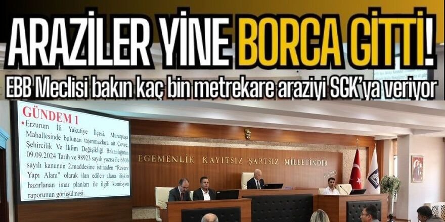 SSK'ya Büyükşehir veriyor, veriyor bitmiyor: Borca mahsuben!