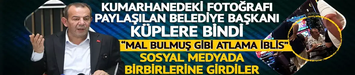 Kumarhanedeki fotoğrafını gören Tanju Özcan küplere bindi!