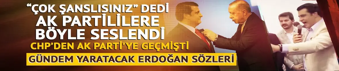 CHP'den AK Parti'ye geçen Umut Yılmaz'dan coşkulu konuşma!