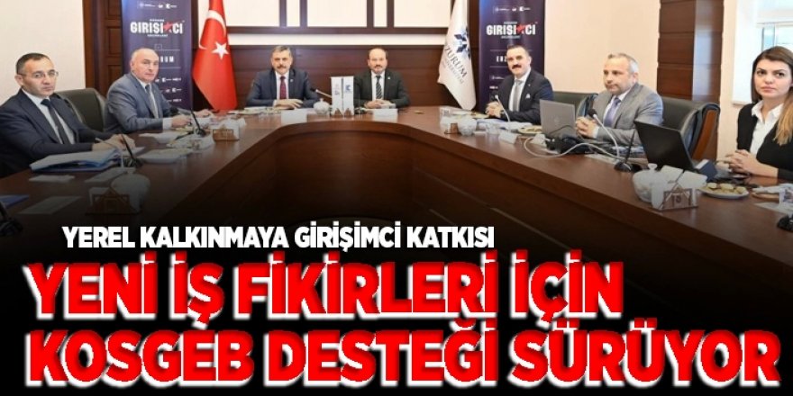 Erzurum'da Yeni iş fikirleri için KOSGEB desteği sürüyor
